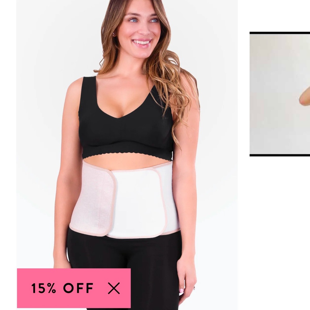 EUC Luxe Postpartum Belly Wrap - with extender
